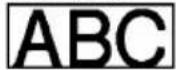 BROTHER P-Touch 530 - TECLA Undl/Frm (SUBRAYADO/ENCUADRE) - 1