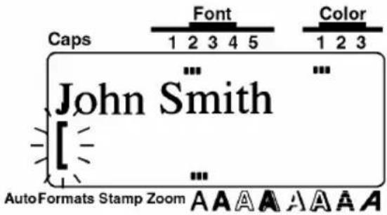 Caps Font Color 1 2 3 4 5 1 2 3 John Smith AutoFormats Stamp Zoom A A A A A A A A A
