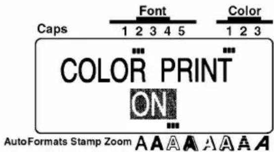 Caps Font Color 1 2 3 4 5 COLOR PRINT ON AutoFormats Stamp Zoom A A A A A A A A