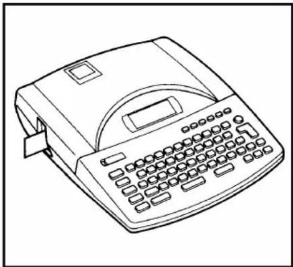 BROTHER P-Touch 530 - Affix the label - 1
