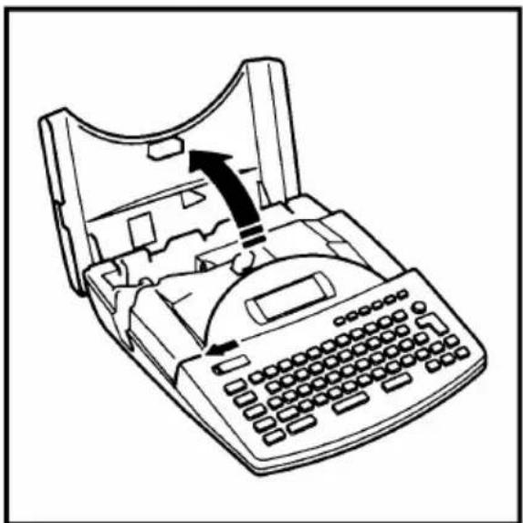 BROTHER P-Touch 530 - TO CHANGE A TZ TAPE CASSETTE: - 1