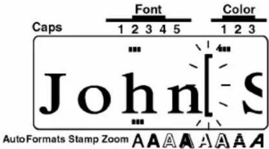 Caps Font Color 1 2 3 4 5 1 2 3 John's AutoFormats Stamp Zoom A A A A A A A A
