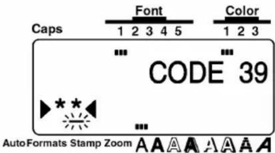 Caps Font Color 1 2 3 4 5 1 2 3 CODE 39 AutoFormats Stamp Zoom A A A A A A A A