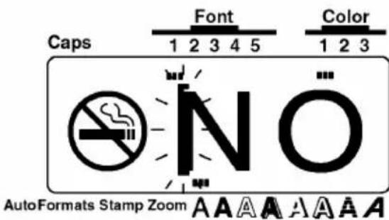 Caps Font Color 1 2 3 4 5 1 2 3 NO AutoFormats Stamp Zoom A A A A A A A A