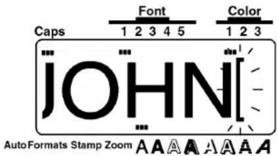 Caps 1 2 3 4 5 JOHN AutoFormats Stamp Zoom A A A A A A A A