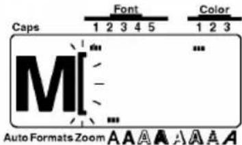 Caps Font Color 1 2 3 4 5 1 2 3 M Auto Formats Zoom A A A A A A A A