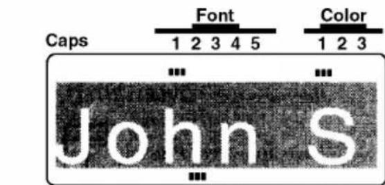 Caps Font Color 1 2 3 4 5 1 2 3 ... John S