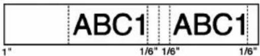 ABC1 ABC1 1" 1/6" 1/6" 1/6"