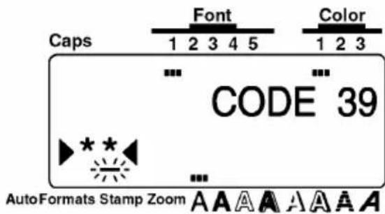 Caps Font Color 1 2 3 4 5 1 2 3 CODE 39 AutoFormats Stamp Zoom A A A A A A A A