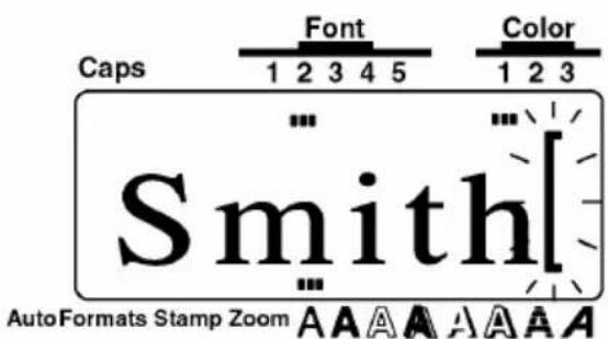Caps Font Color 1 2 3 4 5 1 2 3 Smith AutoFormats Stamp Zoom A A A A A A A A