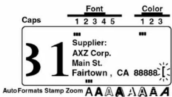 Caps Font Color 1 2 3 4 5 1 2 3 31 Supplier: AXZ Corp. Main St. Fairtown, CA 88888 AutoFormats Stamp Zoom A A A A A A A A