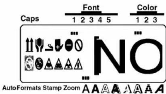 Caps Font Color 1 2 3 4 5 1 2 3 NO AutoFormats Stamp Zoom A A A A A A A A