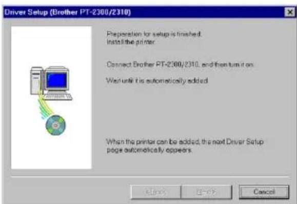 BROTHER P-Touch 2310 - Para instalar el controlador de impresora USB: - 6