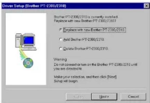 BROTHER P-Touch 2310 - Para instalar el controlador de impresora USB: - 5