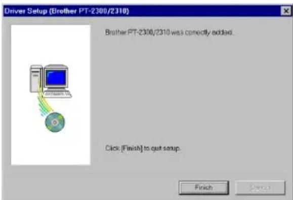 BROTHER P-Touch 2310 - Para instalar el controlador de impresora USB: - 2