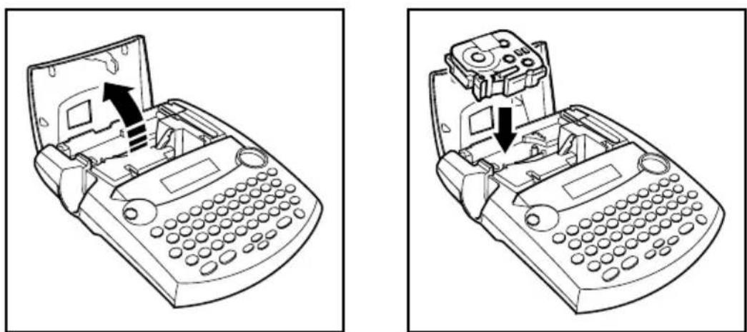 BROTHER P-Touch 2310 - To change the tape cassette: - 1