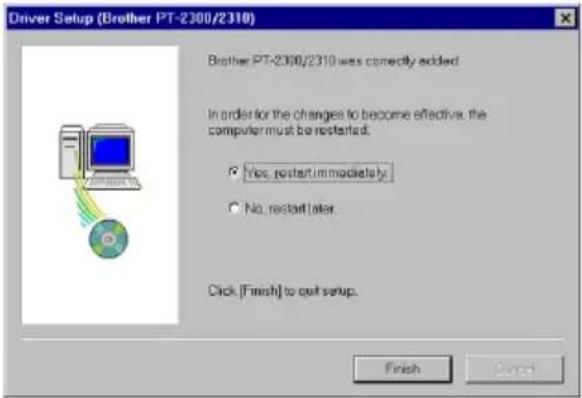 BROTHER P-Touch 2310 - Para instalar el controlador de impresora USB: - 7