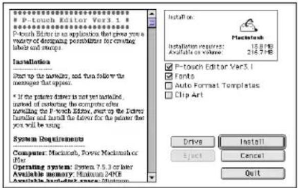 BROTHER P-Touch 2310 - - Para una instalación personalizada - 1