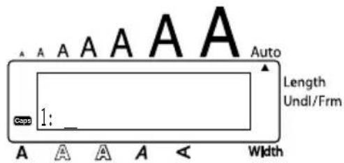 A A A A A A Auto Length Undl/Frm Code 1: _ Width