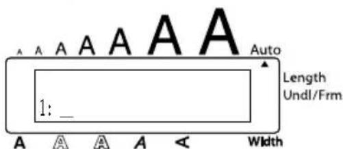 A A A A A A Auto Length Undl/Frm 1: _ Width