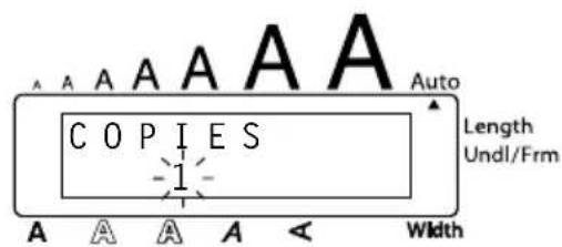 A A A A A A Auto Length Undl/Frm C O P I E S 1 Width