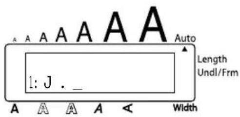 A A A A A A Auto Length Undl/Frm 1: J . _ Width