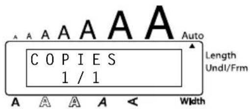 A A A A A A C O P I E S 1 / 1 A A A A < Width Auto Length Undl/Frm
