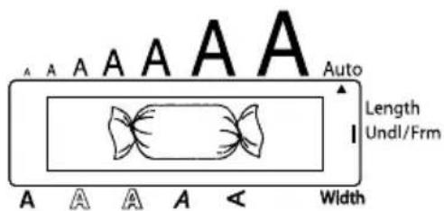 A A A A A A Auto Length Undl/Frm Width A A A A <