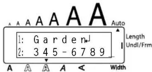 A A A A A A Auto 1: G a r d e nJ 2: 3 4 5 - 6 7 8 9 Length Undl/Frm Width A A A A <