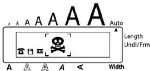 A A A A A A Auto Length Undl/Frm Width A A A A <