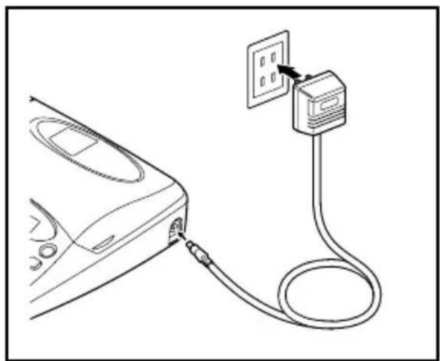 BROTHER P-Touch 1760 - To connect the AC adapter: - 2
