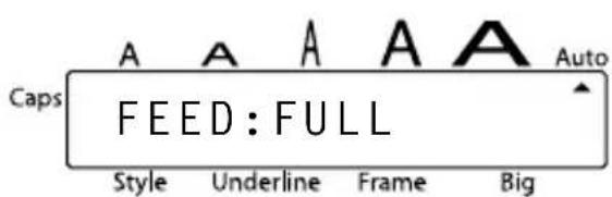 Caps FEED: FULL Style Underline Frame Big Auto