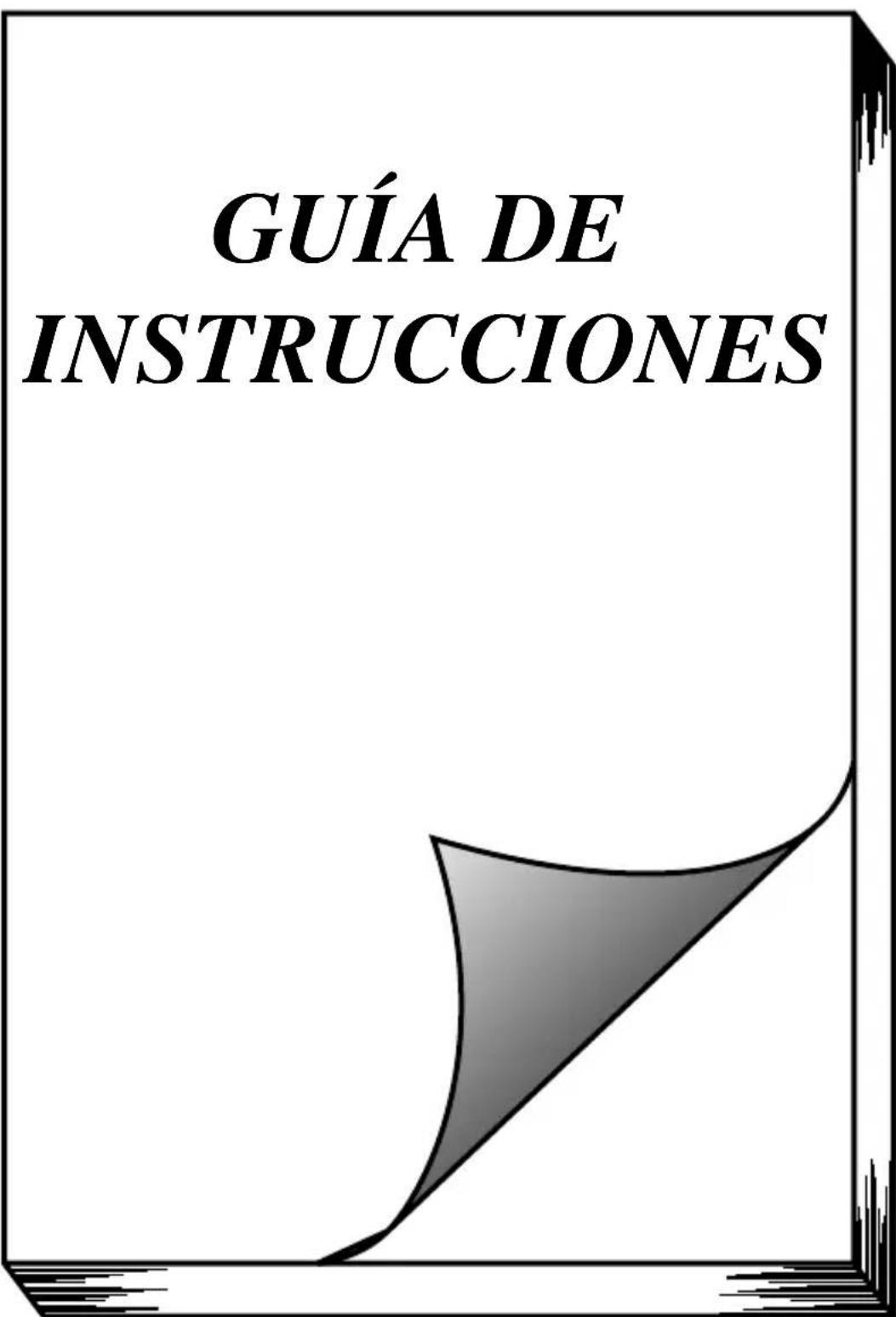 GUÍA DE INSTRUCCIONES
