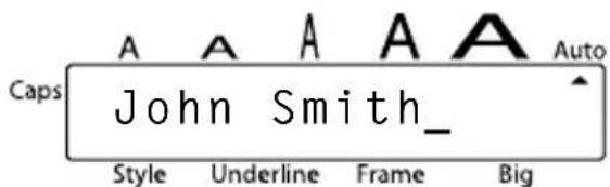 Caps John Smith_ Style Underline Frame Big Auto