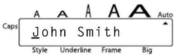 Caps John Smith Style Underline Frame Big Auto
