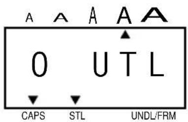 A A A A A O U T L CAPS STL UNDL/FRM