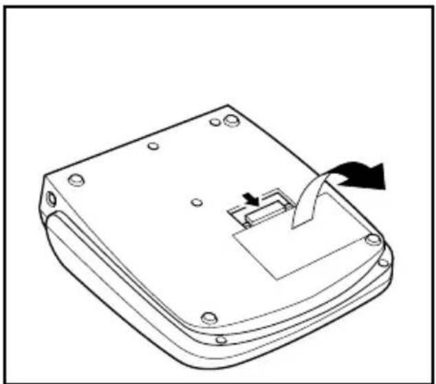 BROTHER P-Touch 1700 - To insert batteries: - 1