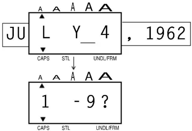 JU L Y_4 , 1962 CAPS STL UNDL/FRM A A A A A 1 - 9 ? CAPS STL UNDL/FRM