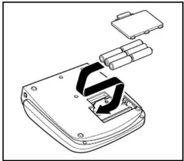 BROTHER P-Touch 1700 - To insert batteries: - 2
