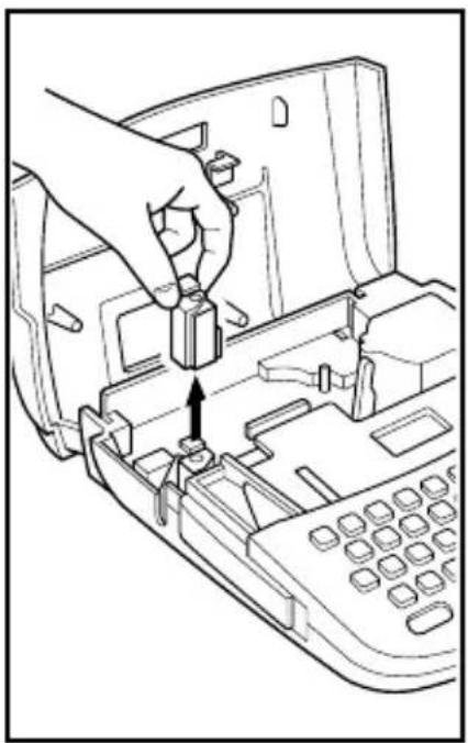 BROTHER P-Touch 1700 - To replace a cutter with a dull or broken blade: - 1