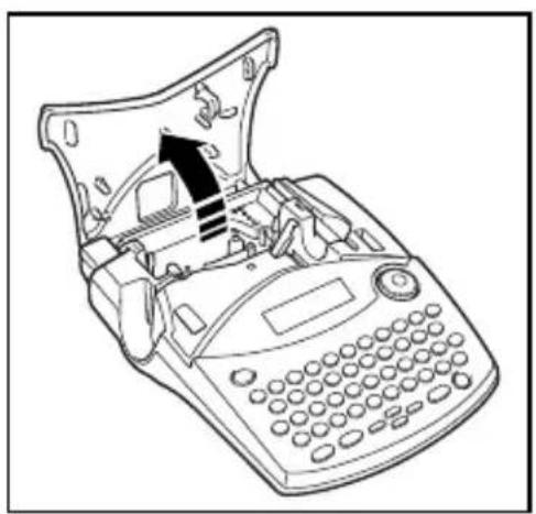 BROTHER P Touch 1850 - Schriftbandkassette wechseln: - 1