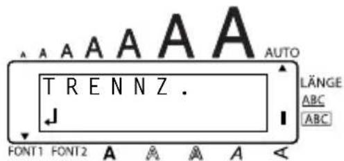 TRENNZ. LÄNGE ABC ABC
