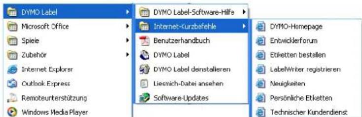 DYMO LabelWriter 330 - Um die Online-Hilfe aufzurufen, gehen Sie folgendermaßen vor: - 2
