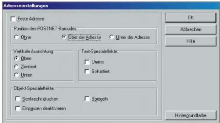 DYMO LabelWriter 330 - So geben Sie die Empfängeradresse ein - 1