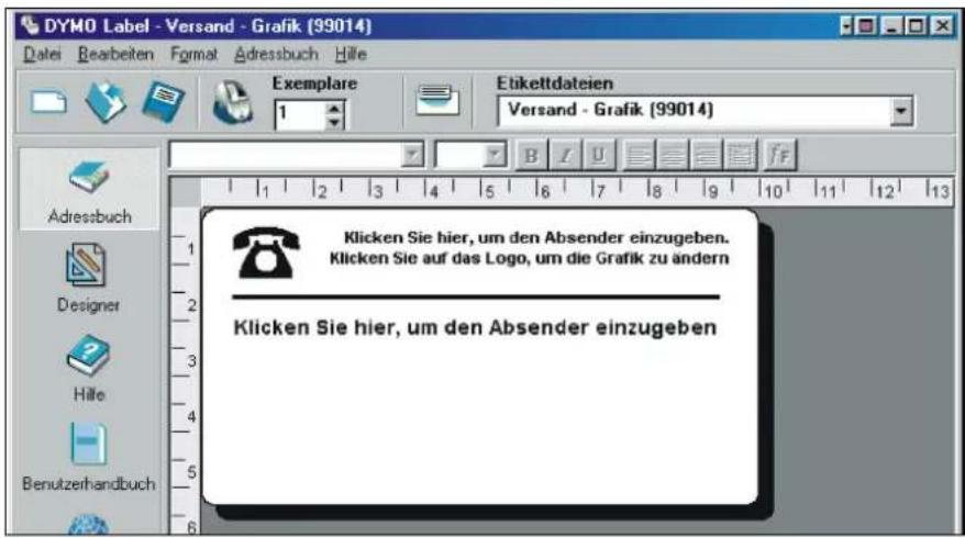 DYMO LabelWriter 330 - So wählen Sie eine Etikettdatei aus - 2