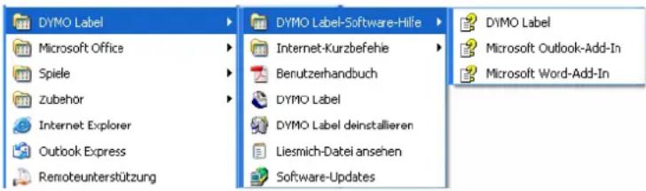 DYMO LabelWriter 330 - Um die Online-Hilfe aufzurufen, gehen Sie folgendermaßen vor: - 1