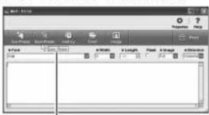 CASIO MEP-PC10 - Namen der Werkzeug-Schaltfl ächen - 1