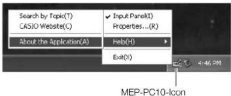 CASIO MEP-PC10 - ■ Versions-Info kontrollieren - 1