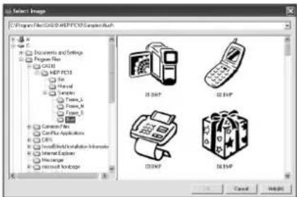 CASIO MEP-PC10 - ■ Ein Bild in ein Etikett einfügen - 2
