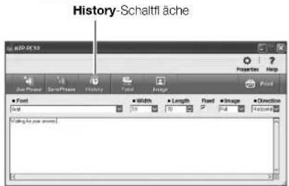 History-Schaltfl äche HBD-0130 File Preview Edit/Preview History Font Image Font Font Width Length Float Image Direction Sort 10 10 End Properties